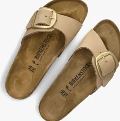 BIRKENSTOCK slippers madrid big buckle dames zand Outlet