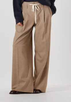 CAMBIO wijde broek addison zand Outlet