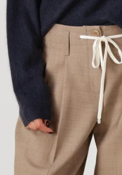 CAMBIO wijde broek addison zand Outlet