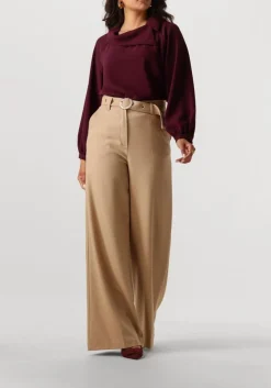 CAROLINE BISS wijde broek 4531 zand Discount