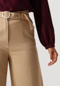 CAROLINE BISS wijde broek 4531 zand Discount