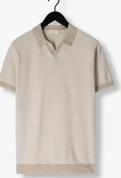 GENTILUOMO polo polo no button ss k2022-280 zand