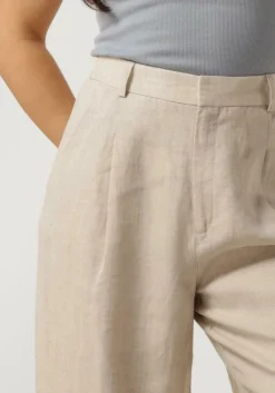 GESTUZ pantalon lizagz linen hw pants zand New
