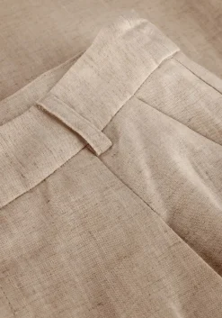 GESTUZ pantalon lizagz linen hw pants zand New