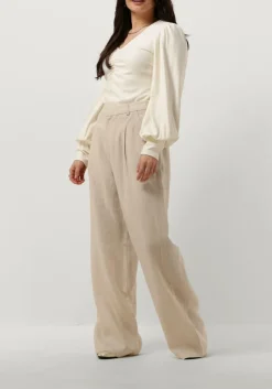GESTUZ pantalon lizagz linen hw pants zand New