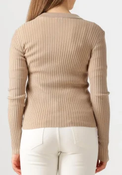 HERSKIND truien/vesten turner knit cardigan zand Online