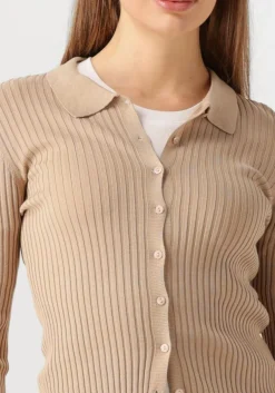 HERSKIND truien/vesten turner knit cardigan zand Online