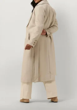 NOTRE-V trenchcoats nv-daron belted coat zand Hot