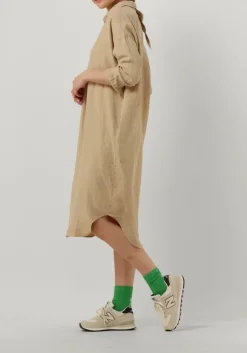 PENN & INK midi jurk s23z556ltd zand Sale