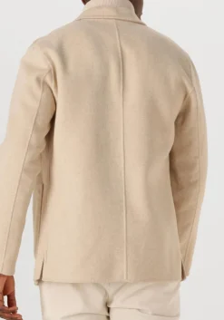 PROFUOMO overshirt overshirt wool button zand