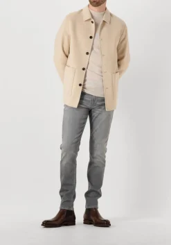 PROFUOMO overshirt overshirt wool button zand