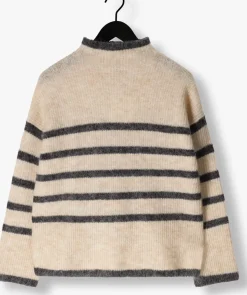 SECOND FEMALE trui ovalis knit t-neck zand Online