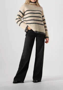 SECOND FEMALE trui ovalis knit t-neck zand Online