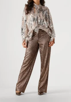 AMAYA AMSTERDAM en blouses glitter blouse zilver Best