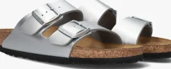 BIRKENSTOCK en slippers arizona dames zilver Sale