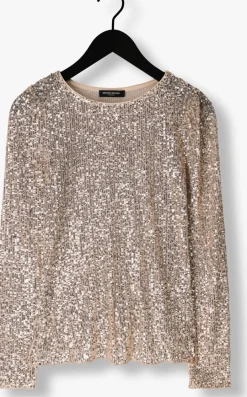 BRUUNS BAZAAR en tops & t-shirts ilex round neck zilver Sale