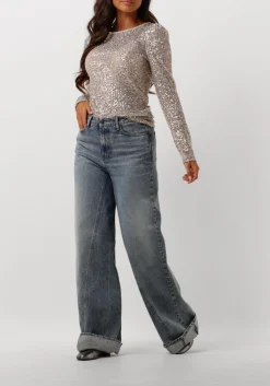 BRUUNS BAZAAR en tops & t-shirts ilex round neck zilver Sale