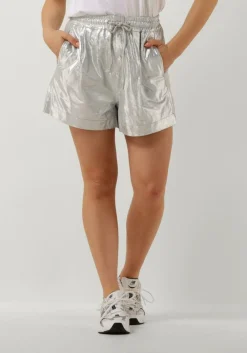 CO'COUTURE en korte broek phoebe crackle short zilver Outlet