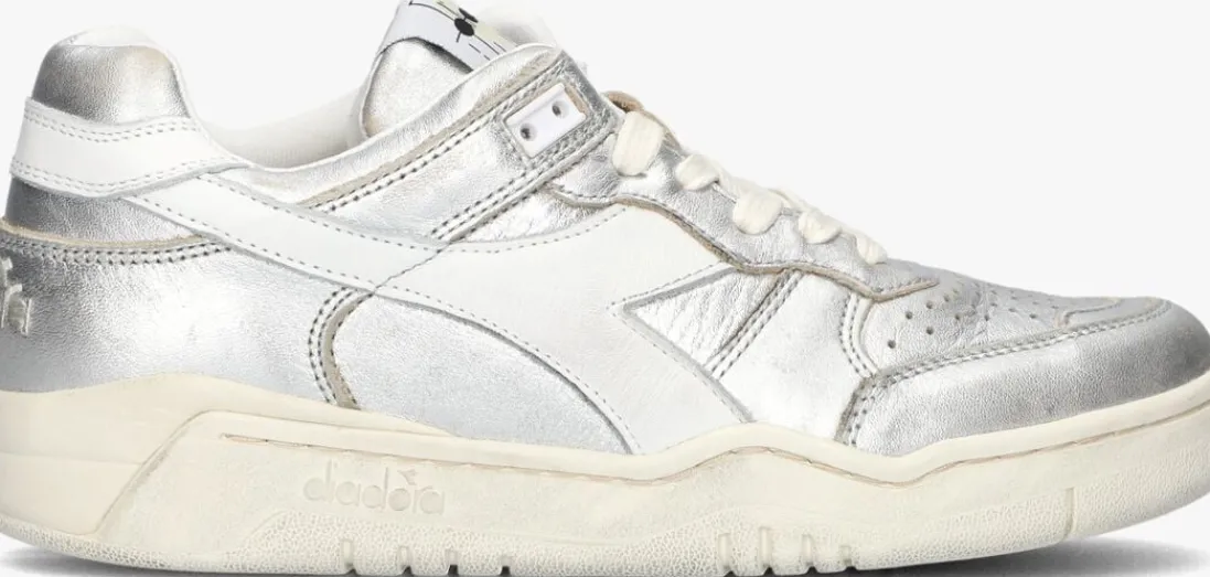 DIADORA HERITAGE en lage sneakers b.560 metal wn zilver Discount