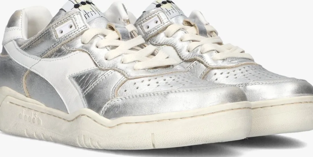 DIADORA HERITAGE en lage sneakers b.560 metal wn zilver Discount