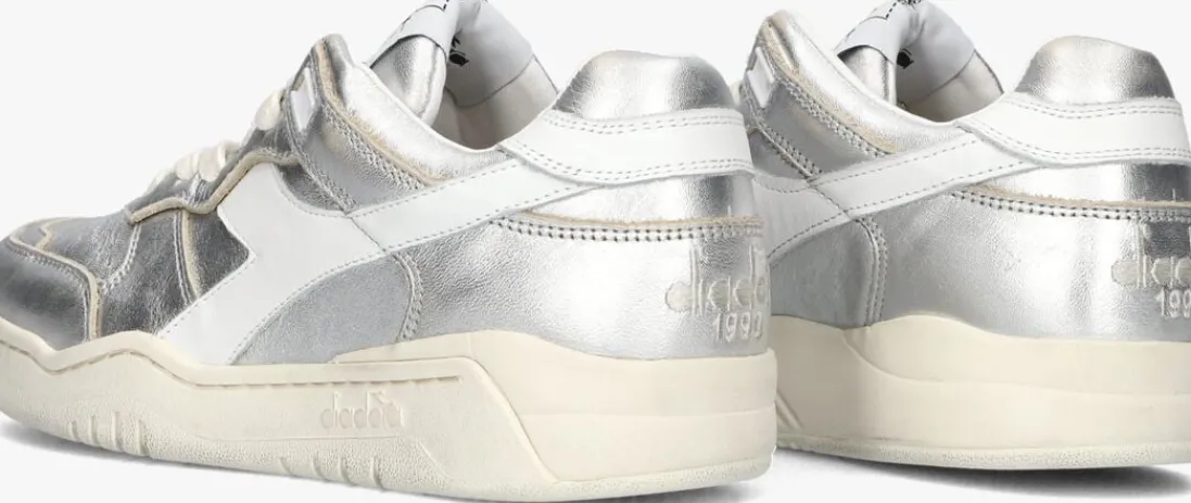 DIADORA HERITAGE en lage sneakers b.560 metal wn zilver Discount
