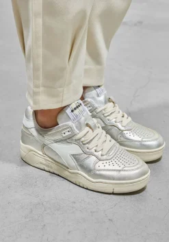 DIADORA HERITAGE en lage sneakers b.560 metal wn zilver Discount
