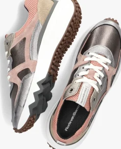 FLORIS VAN BOMMEL en lage sneakers sfw-10111 zilver Outlet