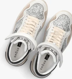 GHOUD en hoge sneakers glitter mid sneaker zilver Outlet