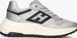 HOGAN en sneakers met mesh sneaker zilver Outlet