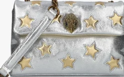 KURT GEIGER LONDON en schoudertas md soft kensington star zilver Online