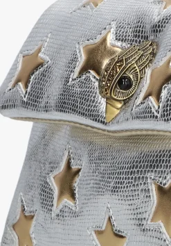 KURT GEIGER LONDON en schoudertas md soft kensington star zilver Online
