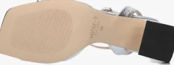NOTRE-V en sandalen met hak 22304 zilver Discount