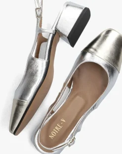 NOTRE-V en slingbacks 08-224 zilver Discount