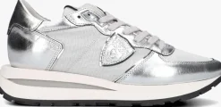 PHILIPPE MODEL en lage sneakers tropez haute low woman zilver Hot