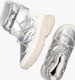 UGG en snowboots yose puffer mid metallic zilver