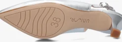 UNISA en sandalen jamal met zilver Clearance