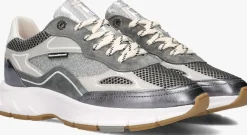 FLORIS VAN BOMMEL lage sneakers sfw-10101 zilverkleurig New