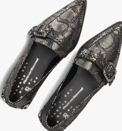 FLORIS VAN BOMMEL loafers sfw-40051 gynni zilverkleurig New