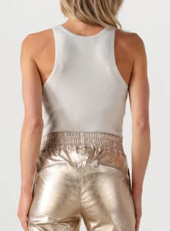 IBANA top tamilia zilverkleurig New