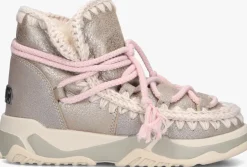 MOU snowboots trainer 02 scoubidoo lace zilverkleurig Sale