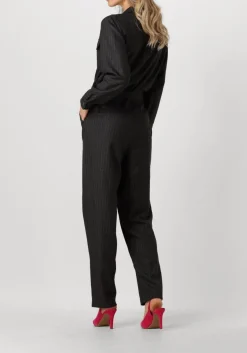 AAIKO e jumpsuit jessie pinstripe vis 548 zwart