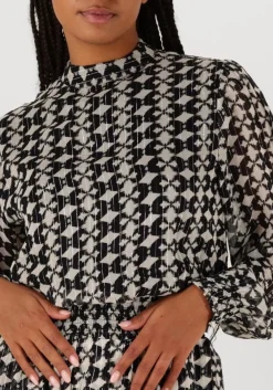 AAIKO e mini jurk gabry ikat dot vis 515 zwart Best