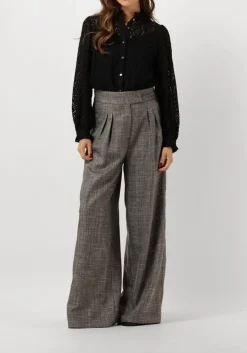 AAIKO e pantalon frederique tweed vis 540 zwart Best