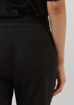 AAIKO e pantalon parene pinstripe vis 548 zwart New