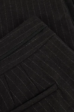 AAIKO e pantalon parene pinstripe vis 548 zwart New