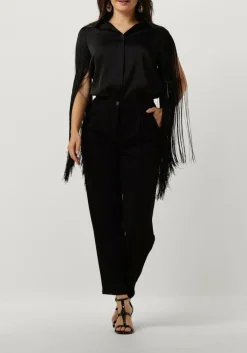 ACCESS e pantalon mom pants with pleats zwart Hot