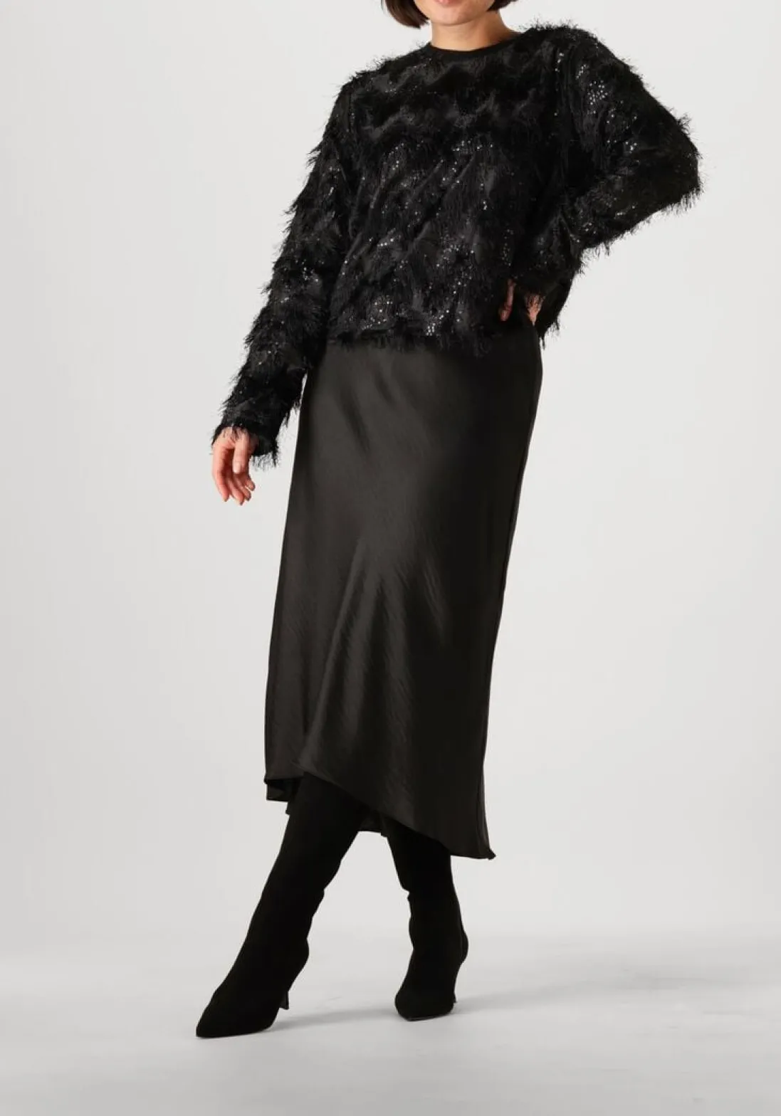 AIMEE THE LABEL e trui franka zwart Online