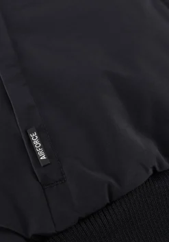 AIRFORCE e gewatteerde jas bomber jacket zwart Outlet