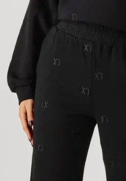 ALIX THE LABEL e joggingbroek logo sweat pant zwart Discount