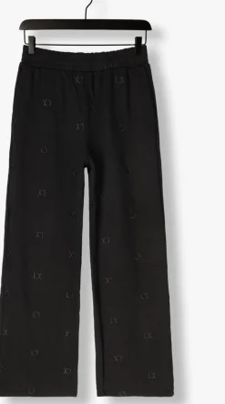 ALIX THE LABEL e joggingbroek logo sweat pant zwart Discount